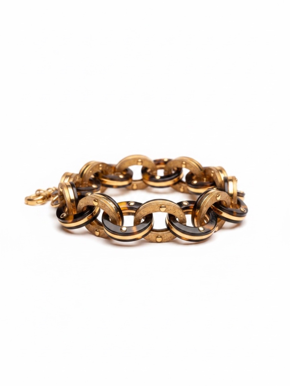J.Crew Tortoiseshell Link Bracelet